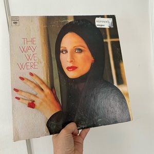 Vintage Barbara Streisand vinyl record  The Way We Were